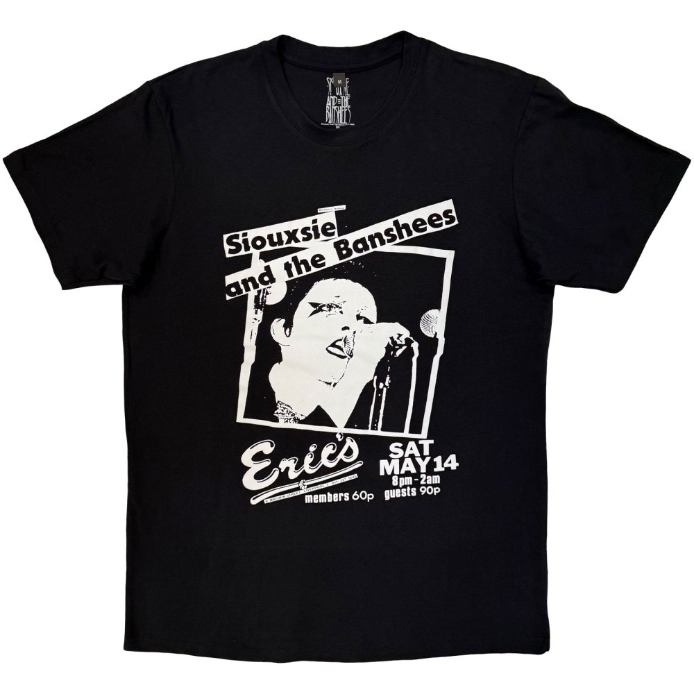 Siouxsie & The Banshees - Eric's Mens Tshirt - Black